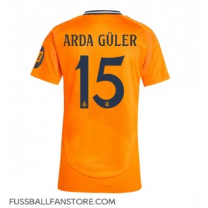 Real Madrid Arda Guler #15 Replik Auswärtstrikot Damen 2024-25 Kurzarm